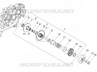 Poulie entrainee