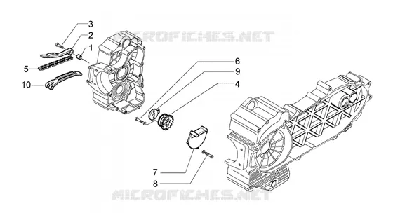 Pump group-timing chain