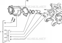 Ensemble cylindre-piston-axe de piston