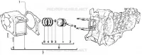 Ensemble cylindre-piston-axe de piston