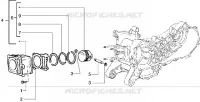 Ensemble cylindre-piston-axe de piston