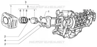 Ensemble cylindre-piston-axe de piston