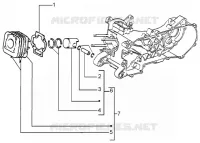 Ensemble cylindre-piston-axe de piston