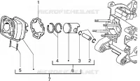 Ensemble cylindre-piston-axe de piston
