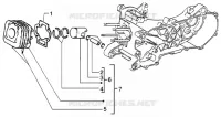 Ensemble cylindre-piston-axe de piston