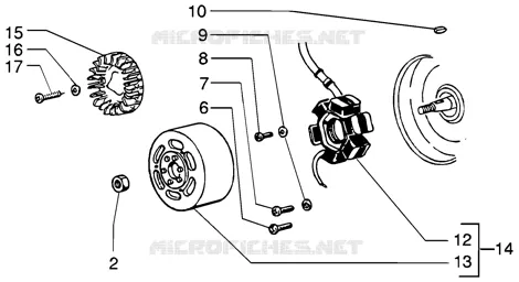 Volant magnetique