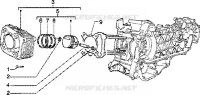 Ensemble cylindre-piston-axe de piston