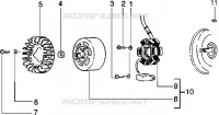 Volant magnetique