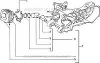 ENSEMBLE CYLINDRE-PISTON-AXE DE PISTON