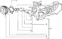Ensemble cylindre-piston-axe de piston