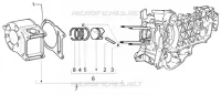 Ensemble cylindre - piston - axe de piston
