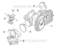 Corps papillon - Injecteur - Raccord d'admission