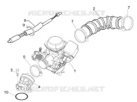 Carburateur complet - Raccord d admission