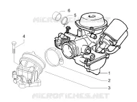 Carburateur complet - Raccord d'admission