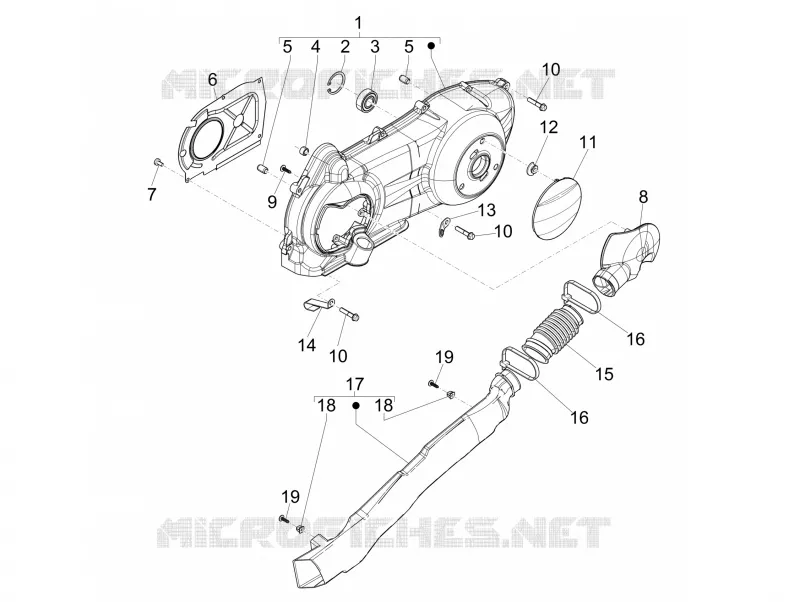 Couvercle carter - Refoidissement carter