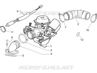 Carburateur complet - Raccord d'admission