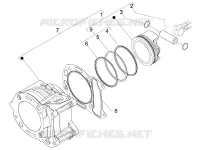 Groupe cylindre-piston-axe