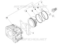 Groupe cylindre-piston-axe