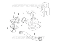 Carburateur complet - Raccord d'admission