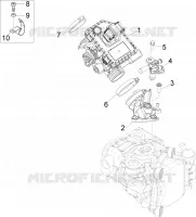 Corps papillon - Injecteur - Raccord d admission