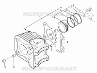 Groupe cylindre-piston-axe