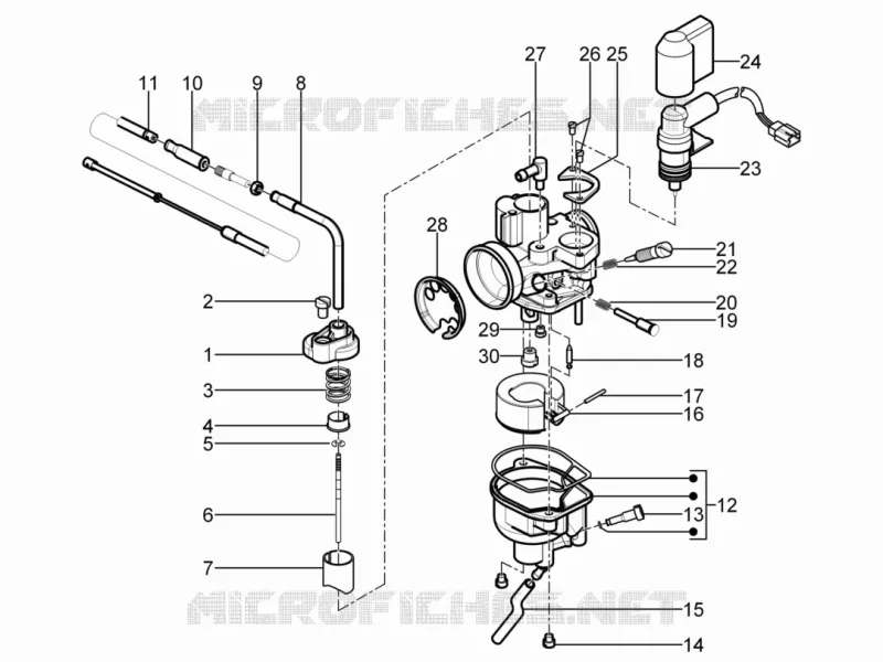 Composants de carburateur