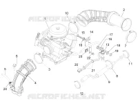 Carburateur complet - Raccord d'admission