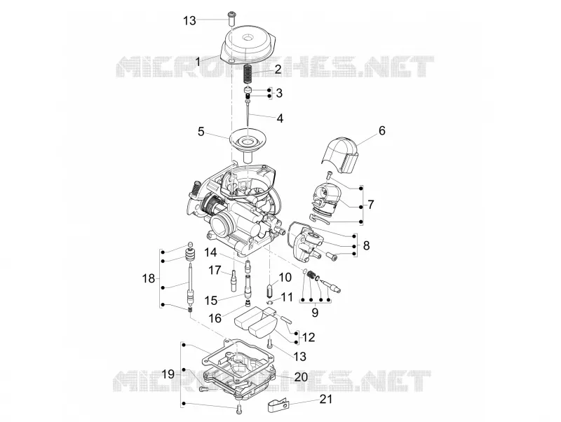 Composants de carburateur