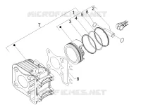 Groupe cylindre-piston-axe