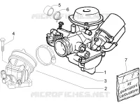 Carburateur complet - Raccord d'admission