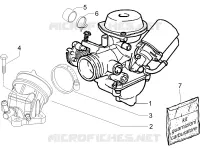 Carburateur complet - Raccord d'admission