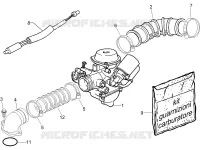 Carburateur complet - Raccord d'admission