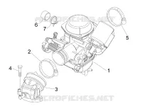 Carburateur complet - Raccord d'admission