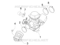 Carburateur complet - Raccord d'admission