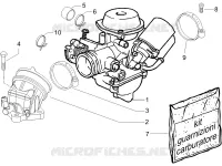 Carburateur complet - Raccord d'admission