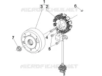 Volant magnetique