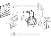 Carburateur complet - Raccord d'admission