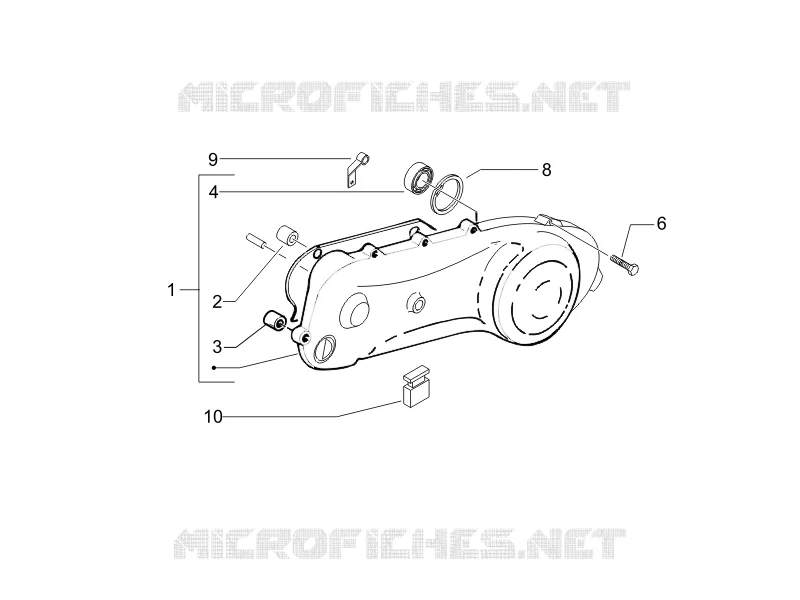 Couvercle carter - Refoidissement carter