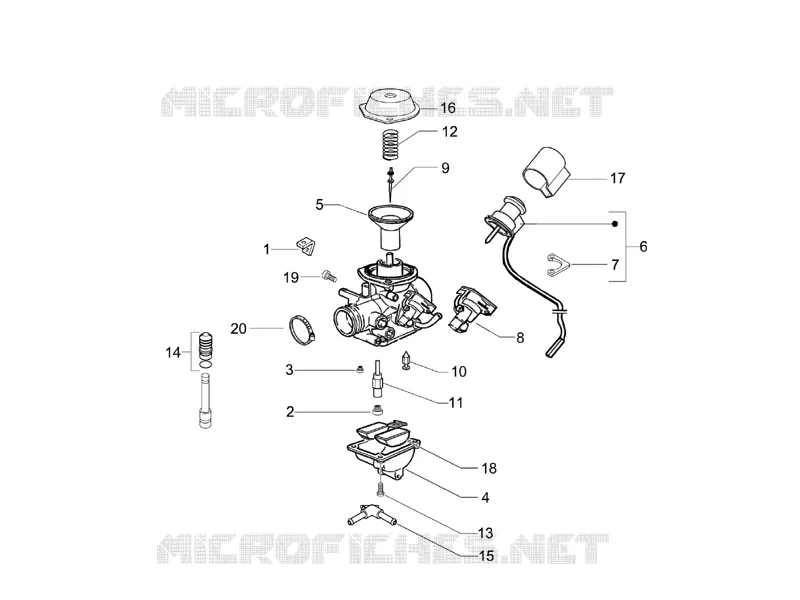 Composants de carburateur