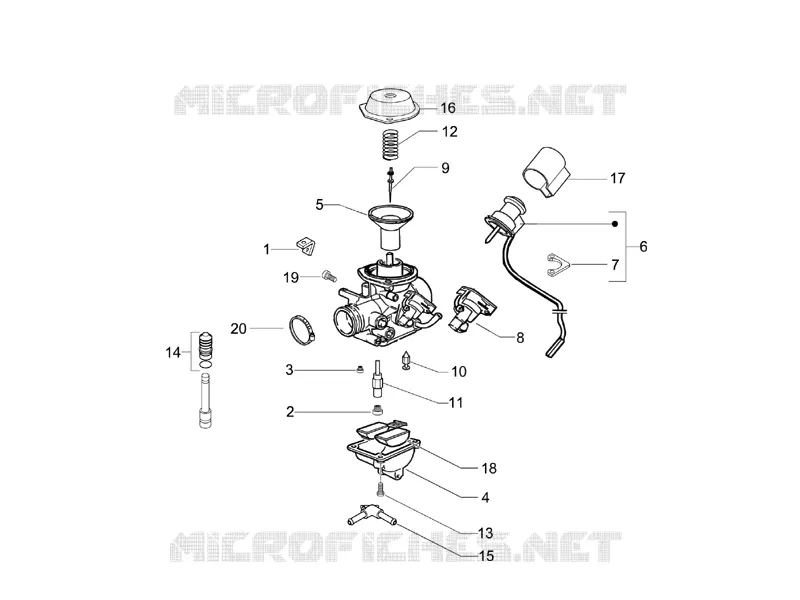 Composants de carburateur