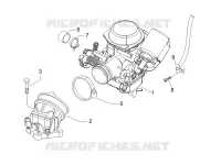 Carburateur complet - Raccord d'admission
