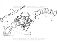 Carburateur complet - Raccord d admission