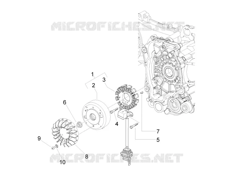 Volant magnetique