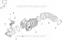 Corps papillon - Injecteur - Raccord d admission