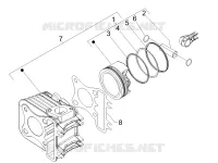 Groupe cylindre-piston-axe