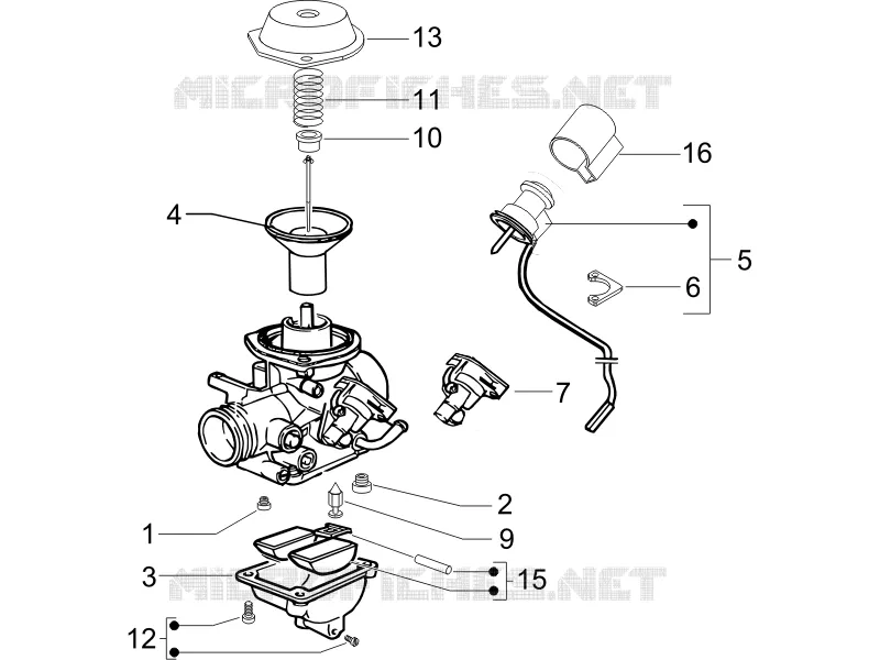 Composants de carburateur