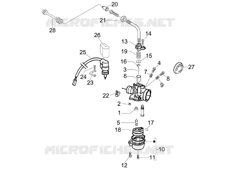 Composants de carburateur