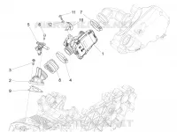 Corps papillon - Injecteur - Raccord d'admission