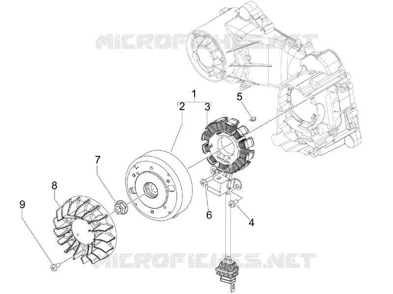 Volant magnetique