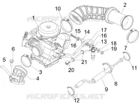 Carburateur complet - Raccord d admission